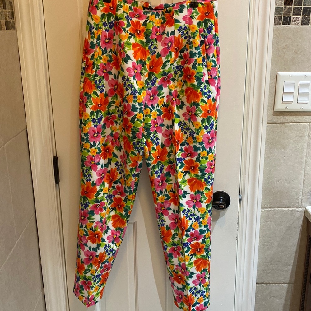 Floral Trousers